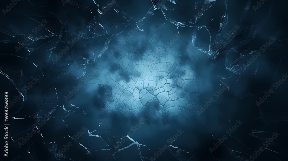 Ice winter background, black hole, crack texture blue wallpaper, PPT background Ice winter background, black hole, crack texture blue wallpaper, PPT background