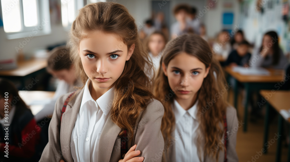 Portrait of beautiful girls. Woman in suit. Concept of a teamwork. Business and finance Portrait of beautiful girls. Woman in suit. Concept of a teamwork. Business and finance