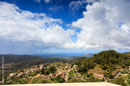 Galilea just before a rain shower, Mallorca, Spain