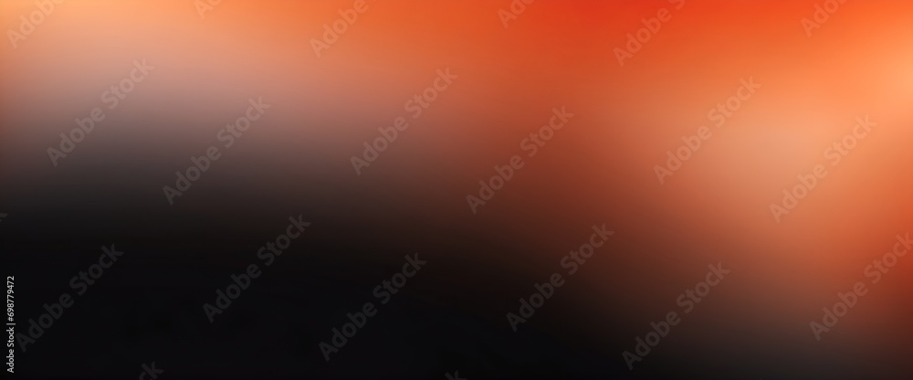 Blurred Soft Background Wallpaper in Orange Black Gradient Colors