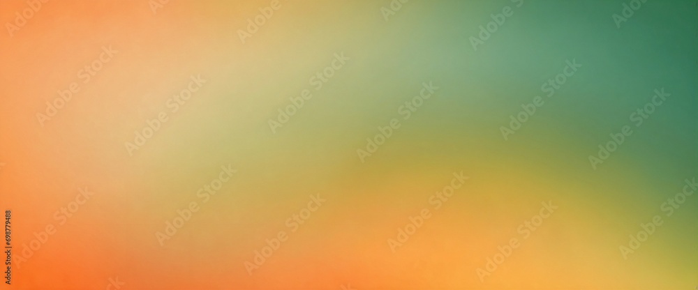 Blurred Soft Background Wallpaper in Orange Green Gradient Colors