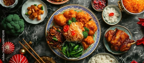 Chinese New Year dish "Poon Choi" is served during Lunar New Year and symbolizes happiness.