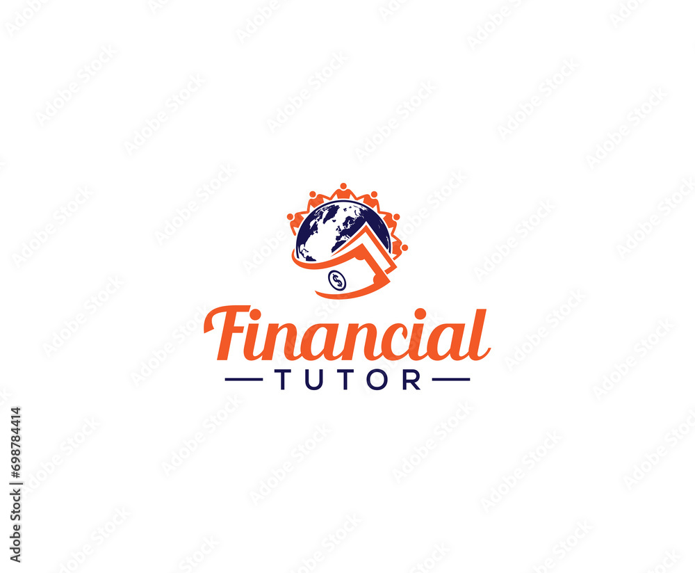 marketing and financial business management logo design marketing and financial business management logo design