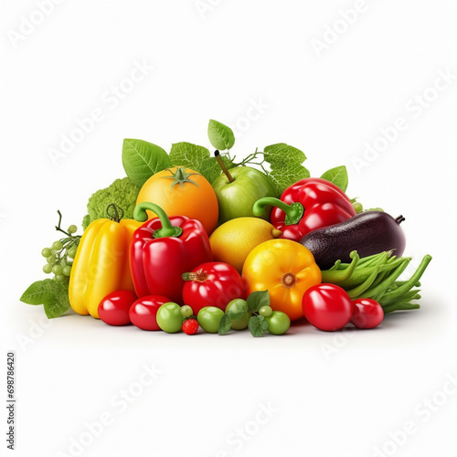 Variety of raw vegetables, rich in nutrients.