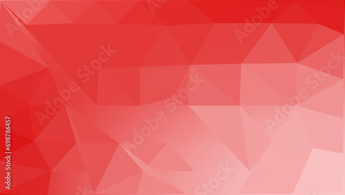 red abstract geometric background with triangles