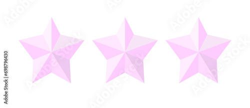 three pink stars awards