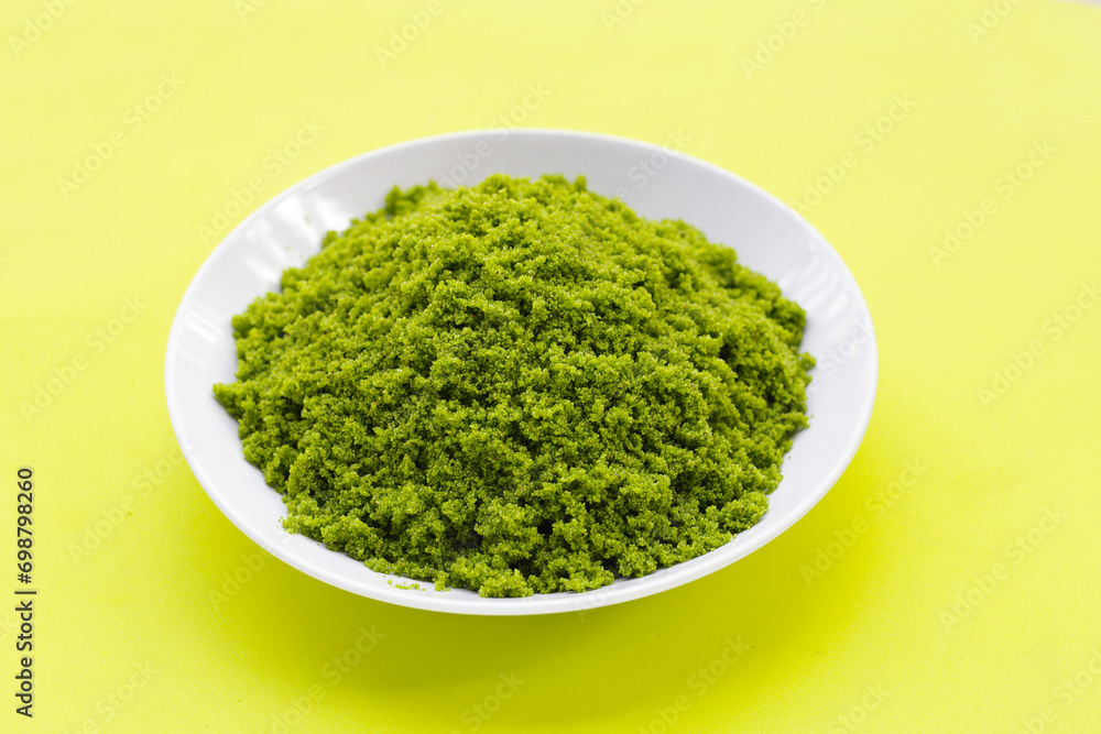 Wolffia globosa or swamp algae, water meal Wolffia globosa or swamp algae, water meal