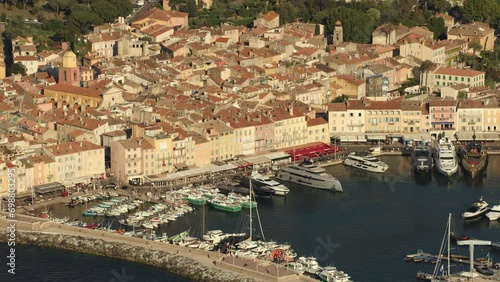 vue aérienne de Saint Tropez
