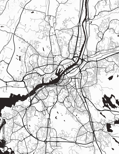 Gothenburg Sweden City Map  photo