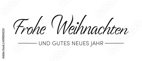 Frohe Weihnachten und ein gutes neues Jahr. Transparenter Hintergrund