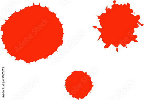 血痕・血糊のイラスト