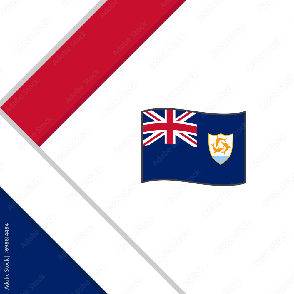 Anguilla Flag Abstract Background Design Template. Anguilla Independence Day Banner Social Media Post. Anguilla Illustration Anguilla Flag Abstract Background Design Template. Anguilla Independence Day Banner Social Media Post. Anguilla Illustration