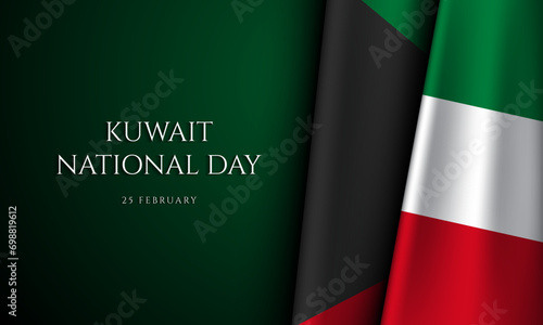 Kuwait National Day Background Design.