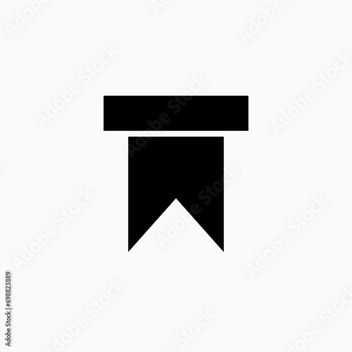 Free Download Bookmark Icon. Label, Flag. Reminder Symbol  - Vector.  - GFXLoad