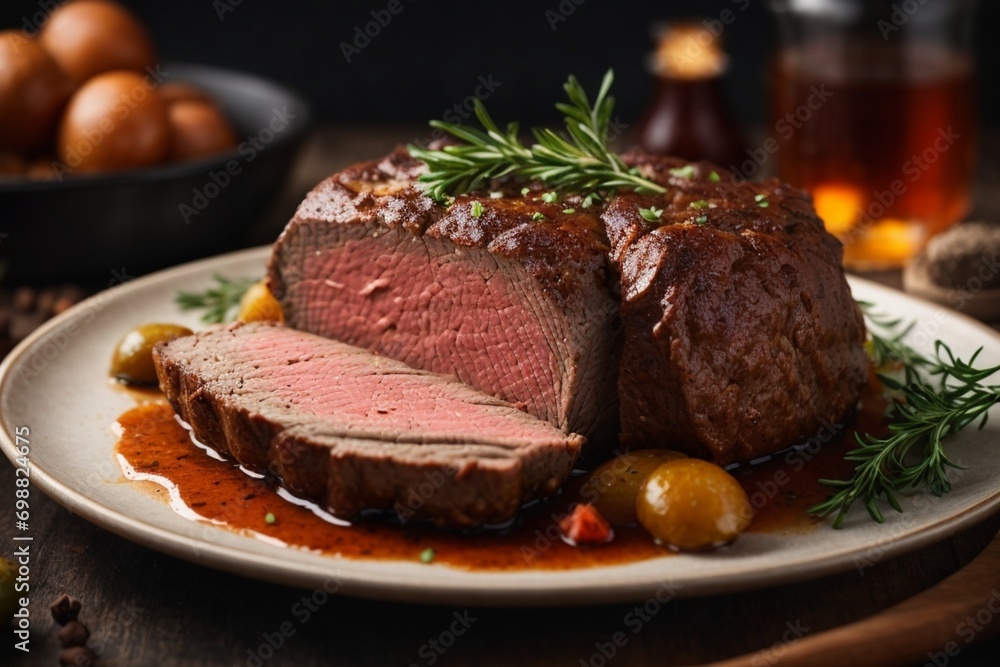 grilled steak (Sauerbraten) grilled steak (Sauerbraten)
