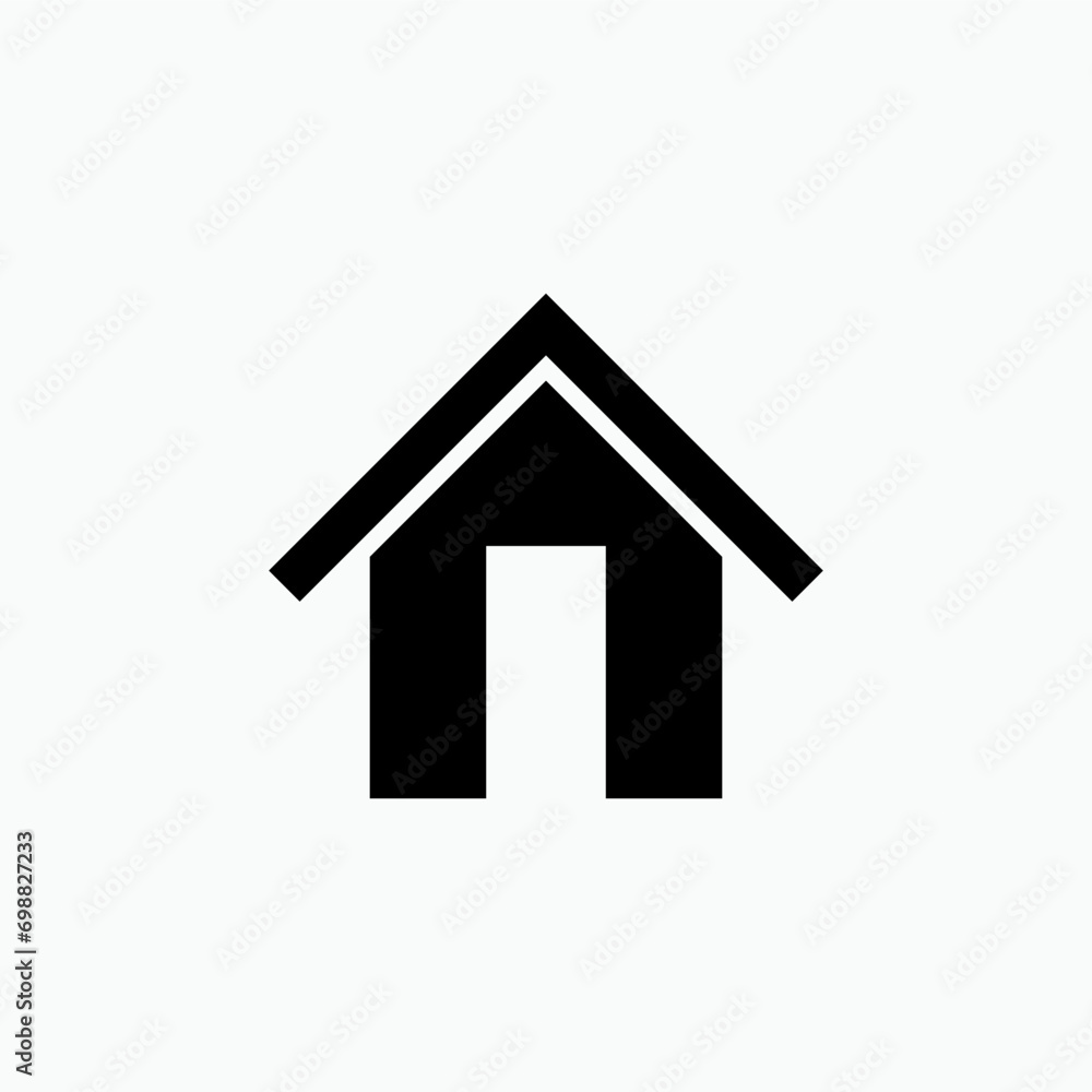 Home Icon. House, Residence Symbol - Vector. Home Icon. House, Residence Symbol - Vector.