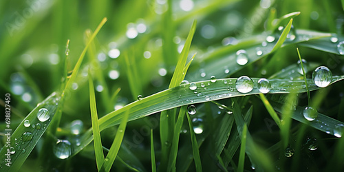 photo of dew on grass
