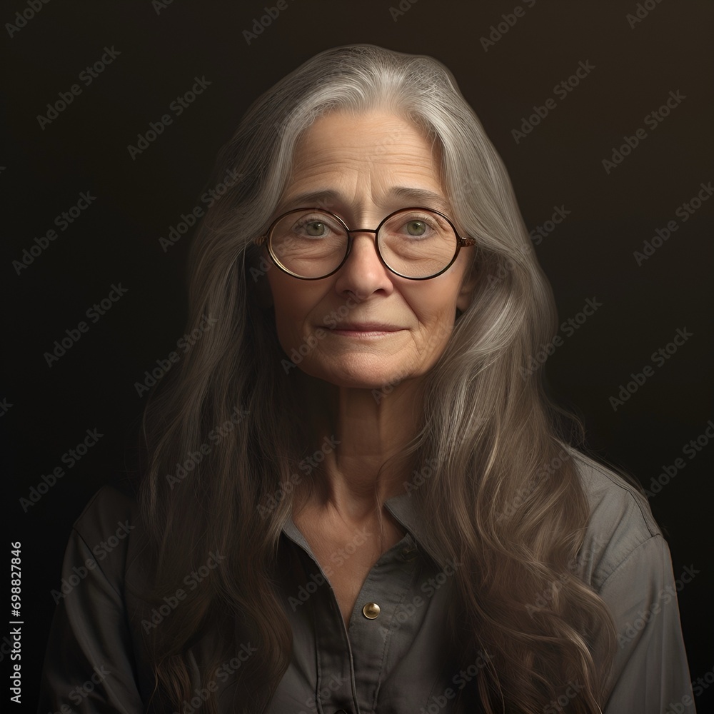 Portrait of an old woman Portrait of an old woman