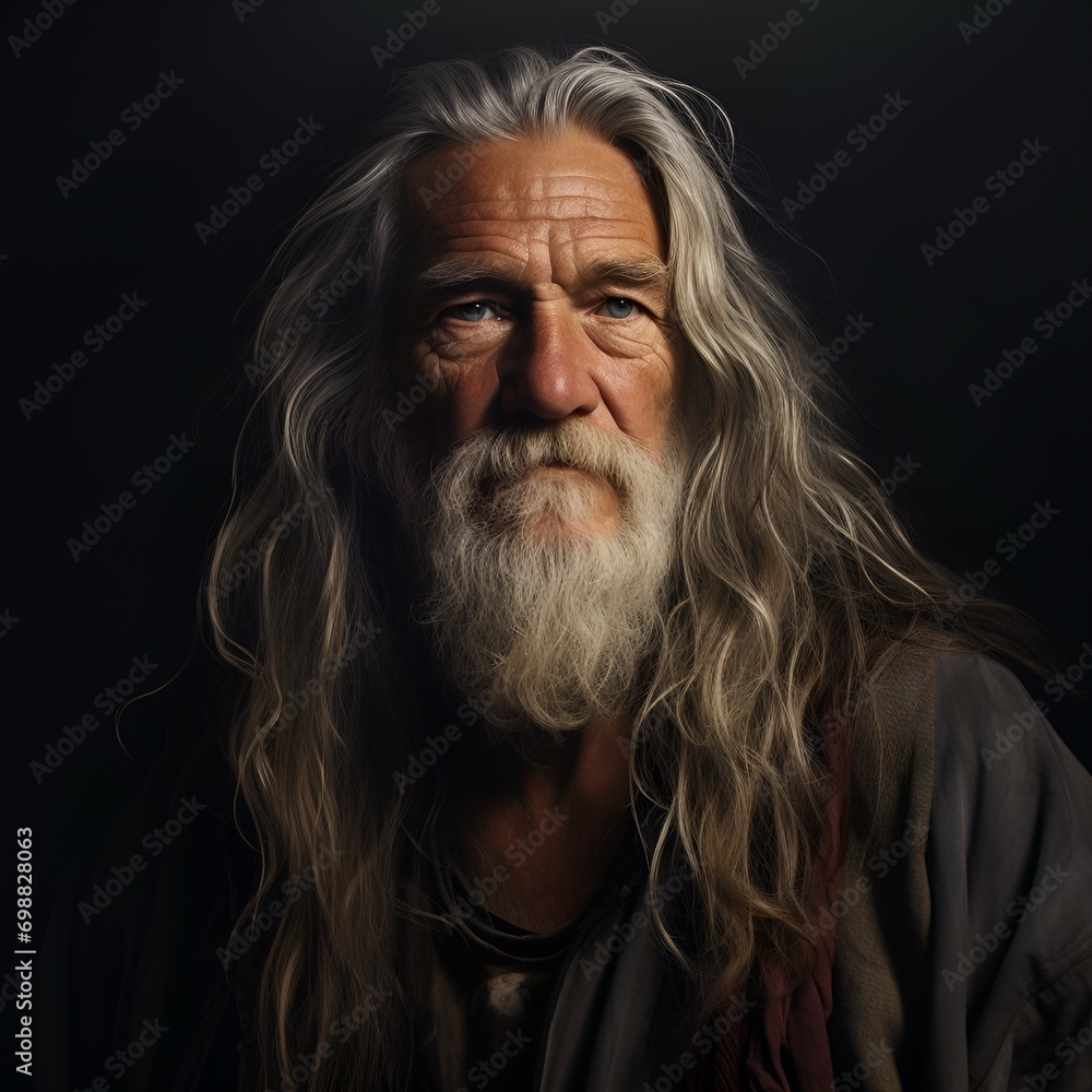 Portrait of an old man