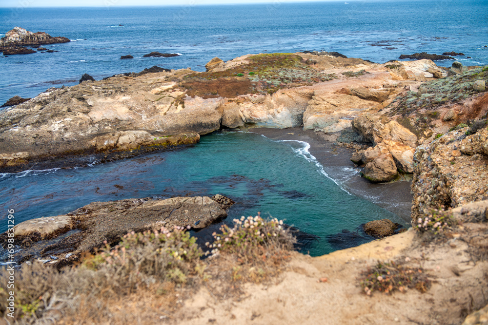 Point Lobos coastline on a summer morning, California
