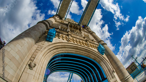 The Tower Bridge is a famous tourist attraction