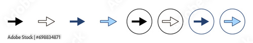 Free Download Arrow icon vector. Arrow sign and symbol for web design. - GFXLoad