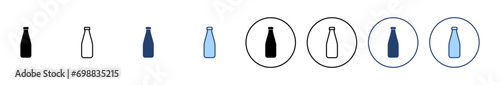 Bottle icon vector. bottle sign and symbol