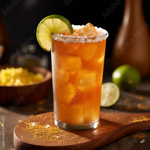 Cervezas bien frías, micheladas y bebidas refrescantes photo