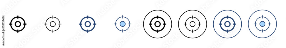 Target icon vector. goal icon vector. target marketing sign and symbol Target icon vector. goal icon vector. target marketing sign and symbol