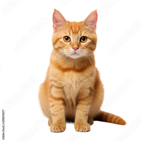 Ginger Cat with Transparent Background