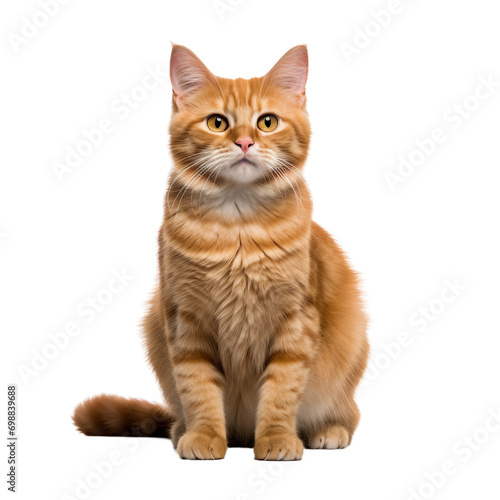 Ginger Cat with Transparent Background