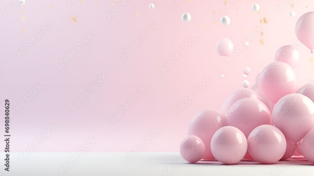 3D Render New Year Background, Simple , Celebration, Festive, Holiday