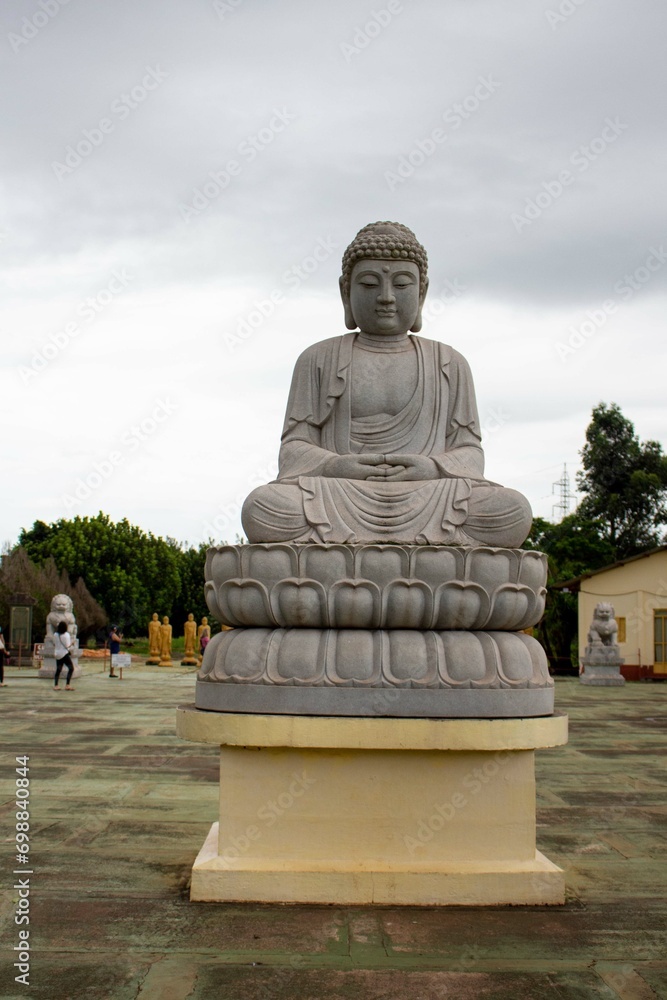 Buda Amitabha. Templo Budista Chen Tien. Foz do Iguaçu, Paraná. Buda Amitabha. Templo Budista Chen Tien. Foz do Iguaçu, Paraná.
