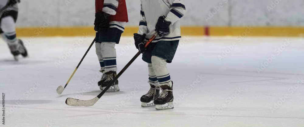 Fototapeta premium Junior ice hockey.