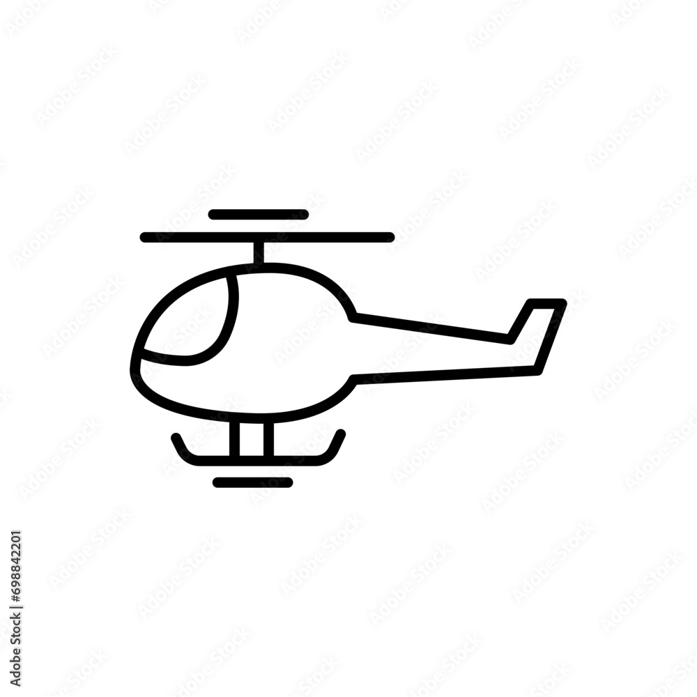 Helicopter outline icons, military minimalist vector illustration ,simple transparent graphic element .Isolated on white background Helicopter outline icons, military minimalist vector illustration ,simple transparent graphic element .Isolated on white background