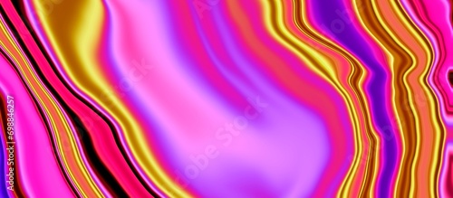 Fototapeta Naklejka Na Ścianę i Meble -  Mesmerizing swirls marbleized. Psychedelic liquid flow patterns. Hypnotic flowing color gradients. Neon liquid backgrounds. Manual drawing. NOT AI.