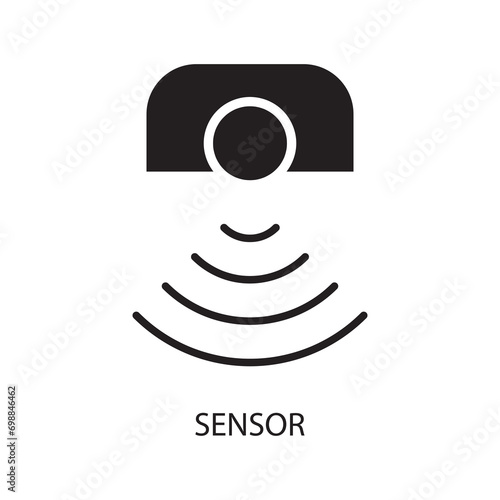 Sensor icon , Creative sensor icon. For web design, apps, simple illustration on white background..eps