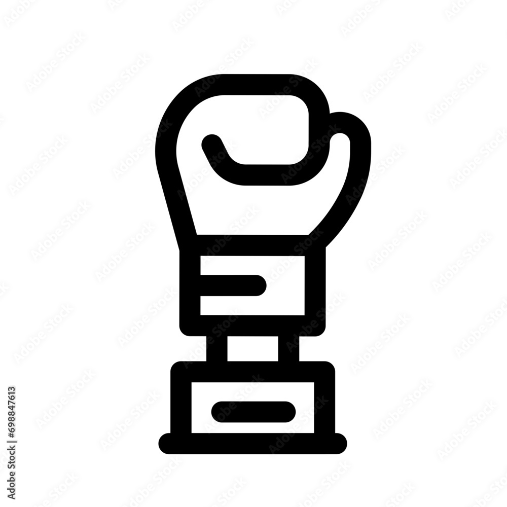 Boxing Trophy Icon Boxing Trophy Icon