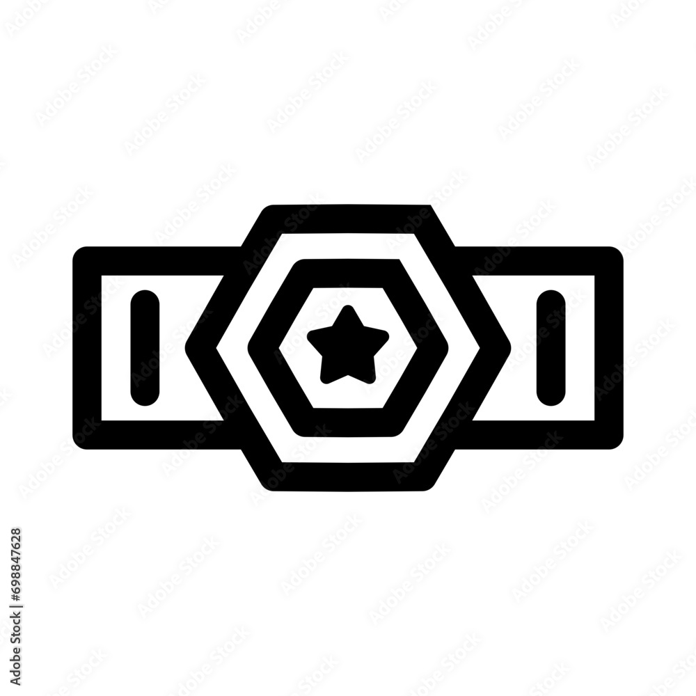 Obraz premium Championship Belt Icon