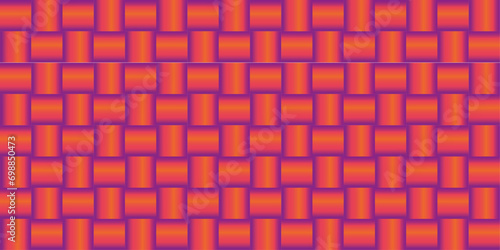 red brick background, abstract geometric pattern