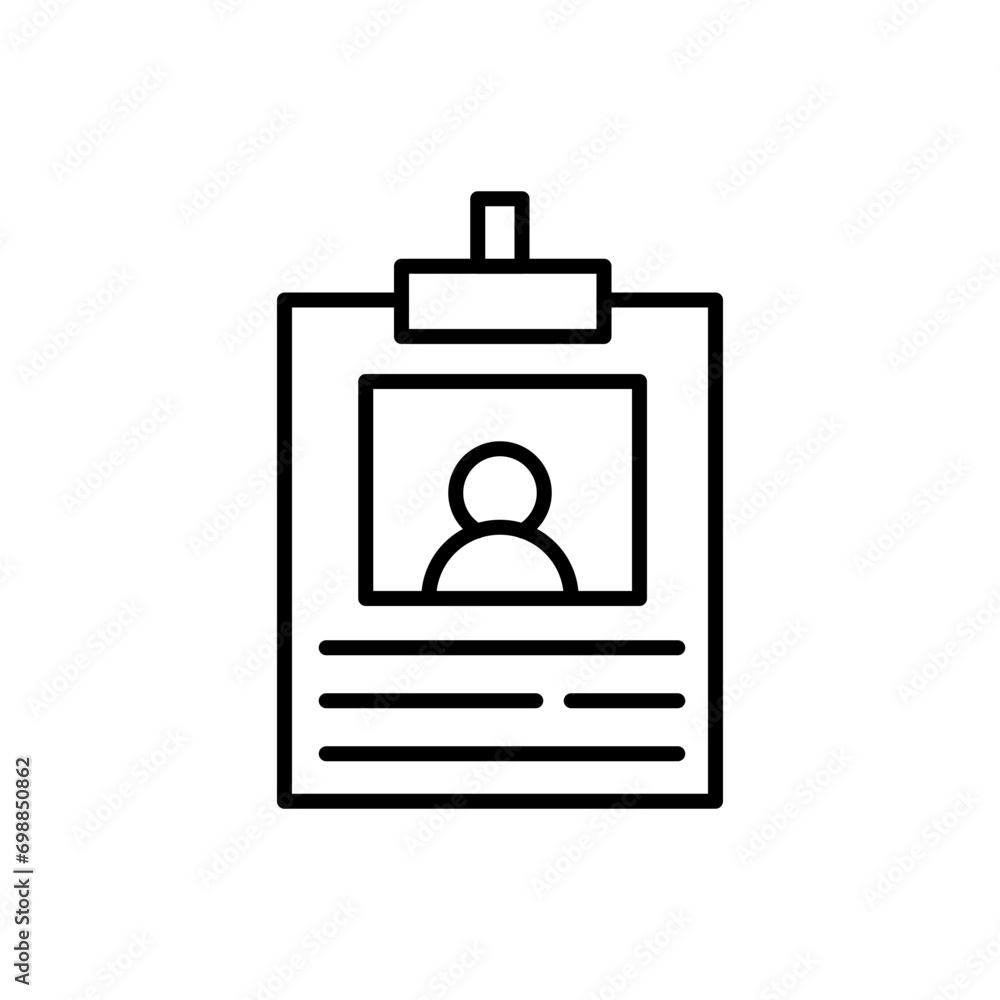 Id card outline icons, news vector illustration ,simple transparent graphic element .Isolated on white background Id card outline icons, news vector illustration ,simple transparent graphic element .Isolated on white background