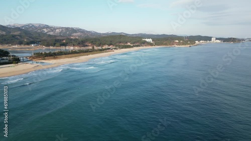 Wallpaper Mural korea blue beach Torontodigital.ca