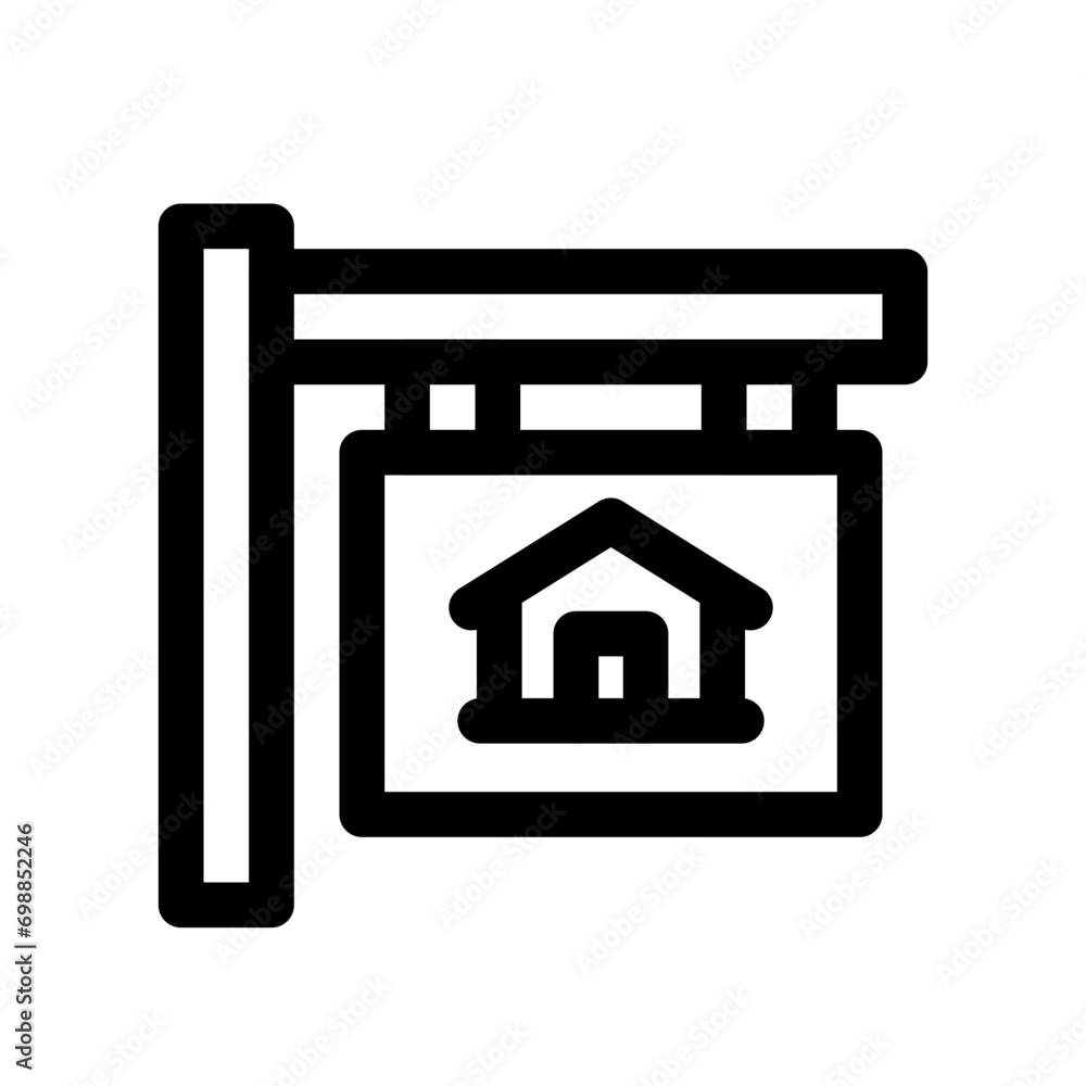 House For Sale Sign Icon House For Sale Sign Icon