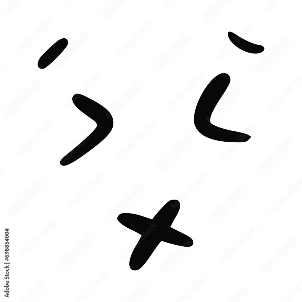 Kawaii's cute face. Manga-style eyes and mouth. Funny cartoon Japanese emoticon in different expressions, mega Big Set. Expression anime character and emoticon face illustration. Background. Print. Kawaii's cute face. Manga-style eyes and mouth. Funny cartoon Japanese emoticon in different expressions, mega Big Set. Expression anime character and emoticon face illustration. Background. Print.