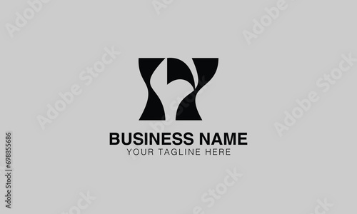 IY I iy initial logo | initial based abstract modern minimal creative logo, vector template image. luxury logotype logo, real estate homie logo. typography logo. initials logo