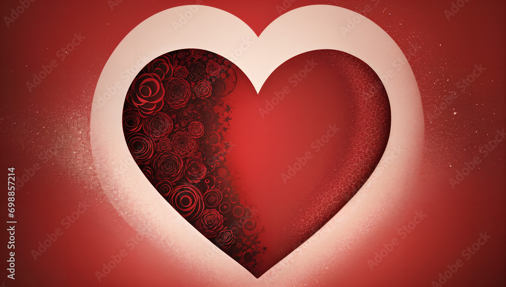 Abstract valentine big heart Abstract valentine big heart