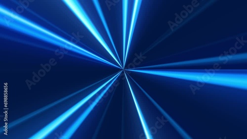 Speed of light rays. DJ laser background