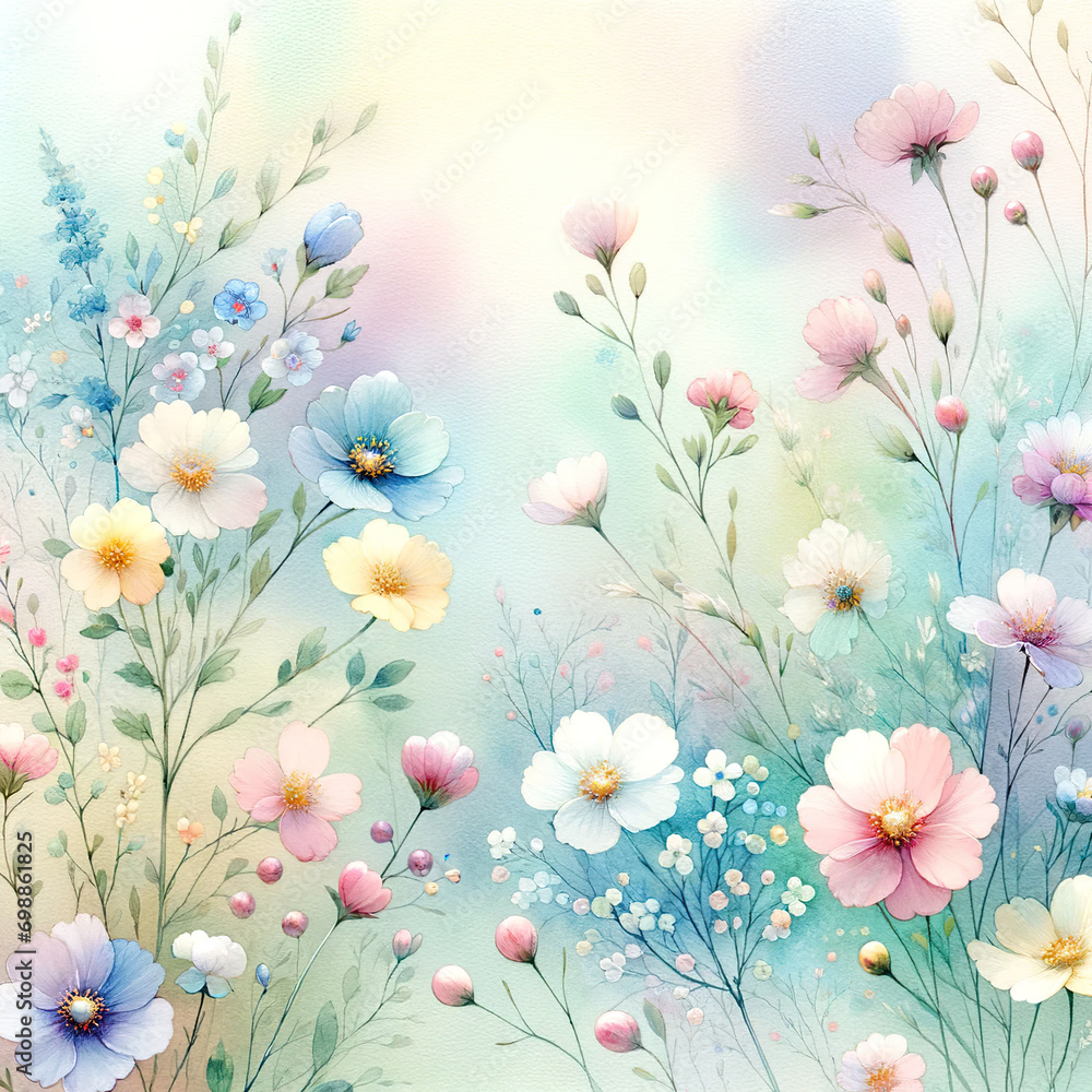 Beautiful spring floral background. Beautiful spring floral background.