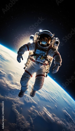 astronaut in space