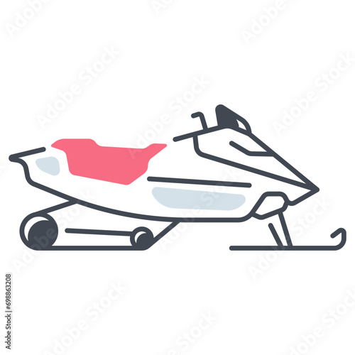 Snowmobile Icon photo